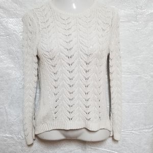 Loft white sweater